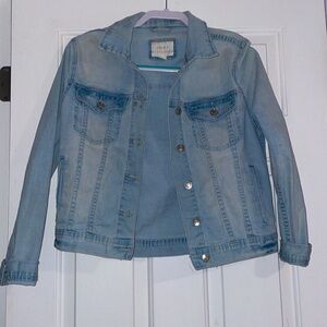 Forever 21 Light Blue Denim Jean Jacket